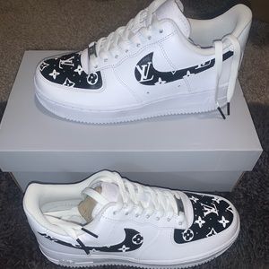 Custom Louis Vuitton Nike Air Force 1s